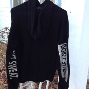 Topshop Don't Sweat Knit Hoodie